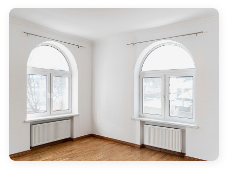 Пластиковое окно РЕХАУ EXPERIENCE BLITZ, трехстворчастое